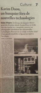 Karim Daou Press article